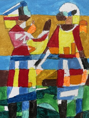 Causerie by Maurice Tchinda, Painting for Sale on Select