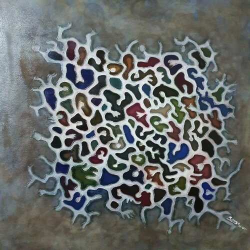 Morceau de vie by Marie Dione, Painting for Sale on Select