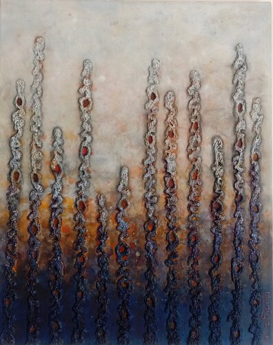"Lignes de vies" #2 by Marie Dione, Painting for Sale on Select