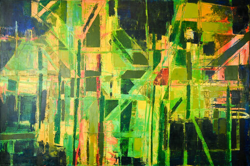 Scaffold by Niki Hare, Painting for Sale on Select