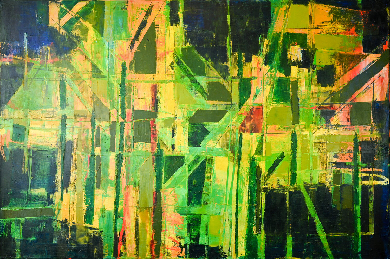 Scaffold Niki Hare Original painting for sale