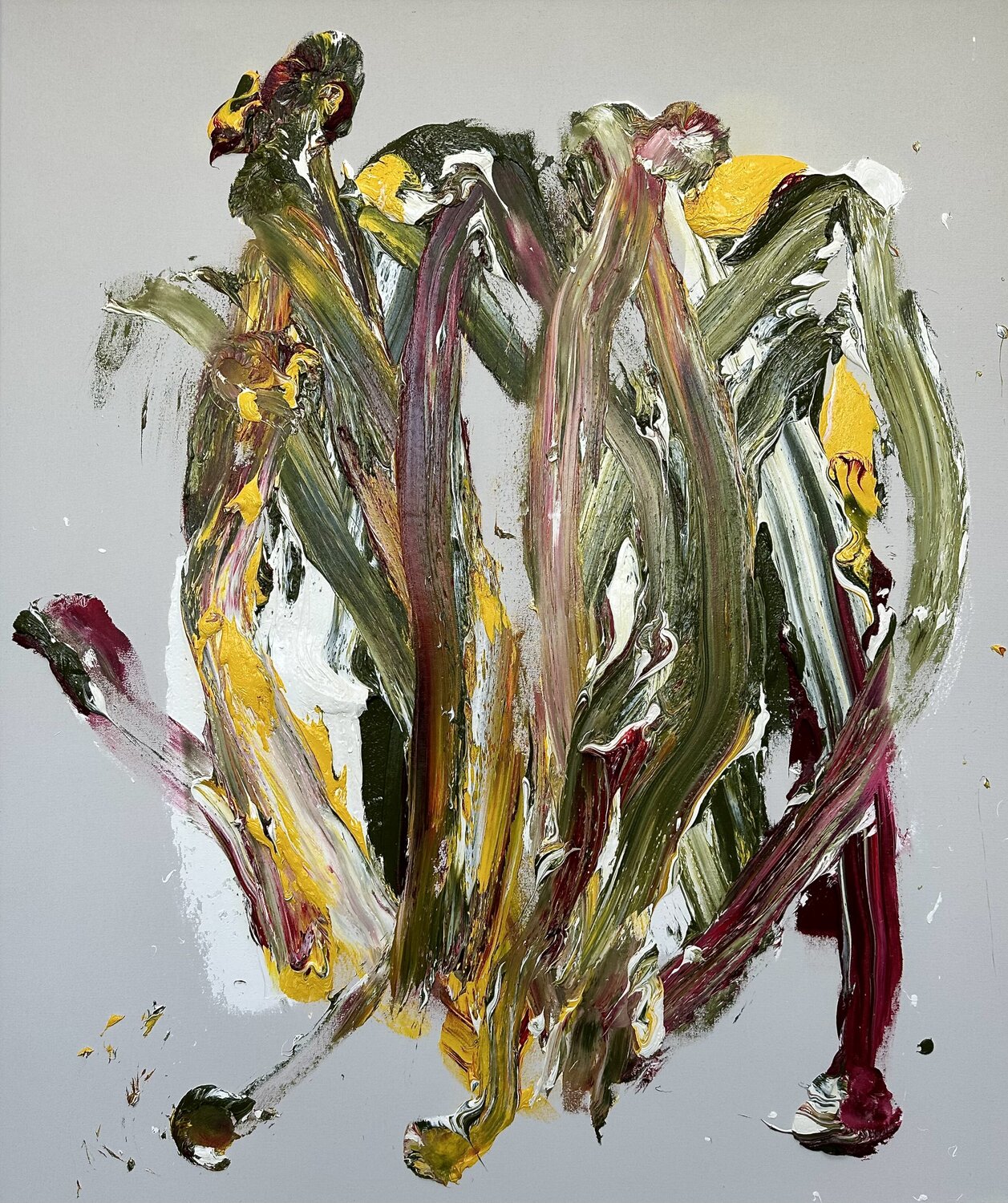 green/yellow/red I, 2022 Ralph Slowik Original painting for sale