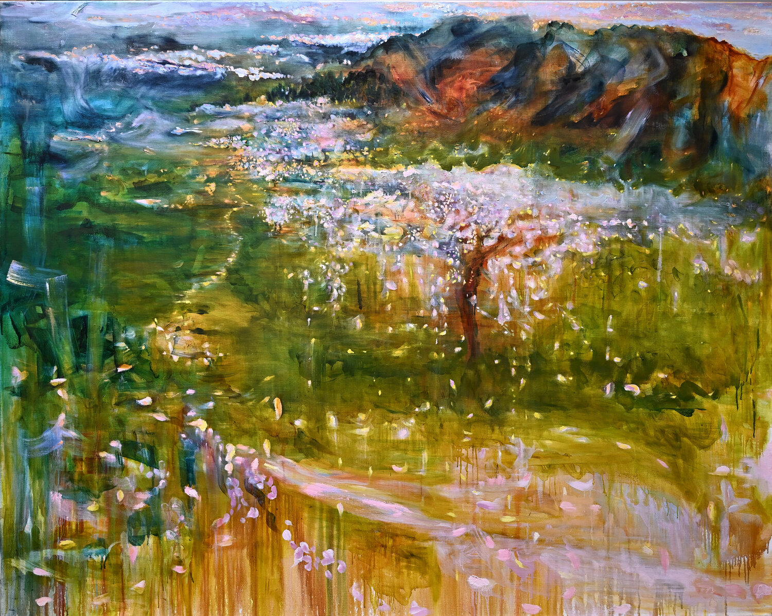 Desire for the land of  Zen Daphne Verheijke Original painting for sale