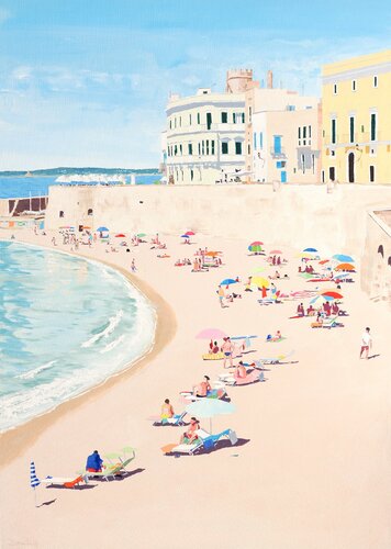 Gallipoli (framed) by Carlos Martin, Painting for Sale on Select