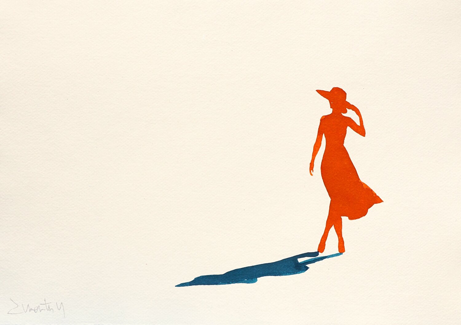 Quiet grace II Carlos Martin Original painting for sale