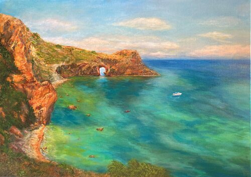 Diana 's Grotto by Lusie Schellenberg, Painting for Sale on Select