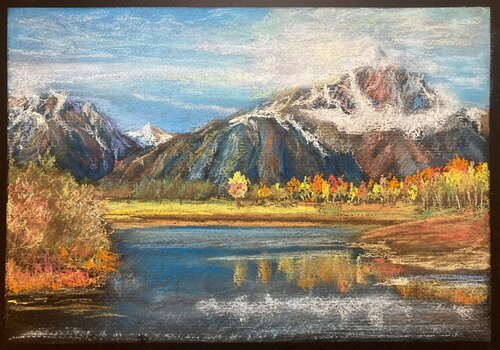 AUTUMN TIME by Lusie Schellenberg, Drawing for Sale on Select