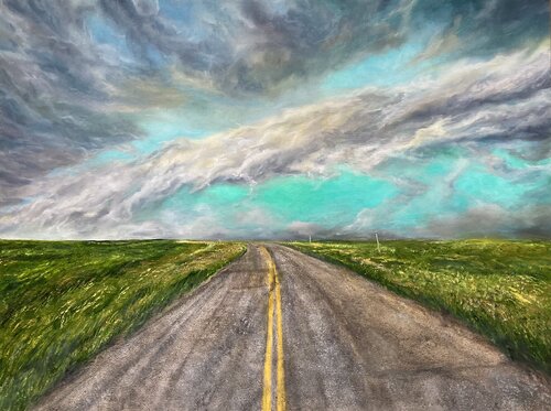Trasse by Lusie Schellenberg, Painting for Sale on Select