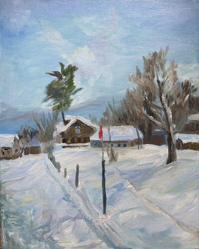 Frostige Frische by Lusie Schellenberg, Painting for Sale on Select