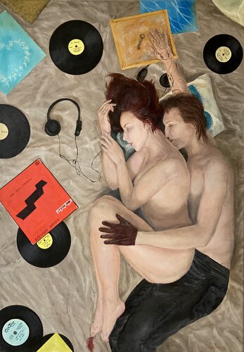 Where i end by Lusie Schellenberg, Painting for Sale on Select
