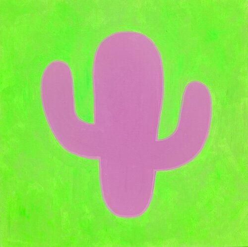 Kaktus Nr.7 (Acid Touch)Saure Berührung by Lusie Schellenberg, Painting for Sale on Select