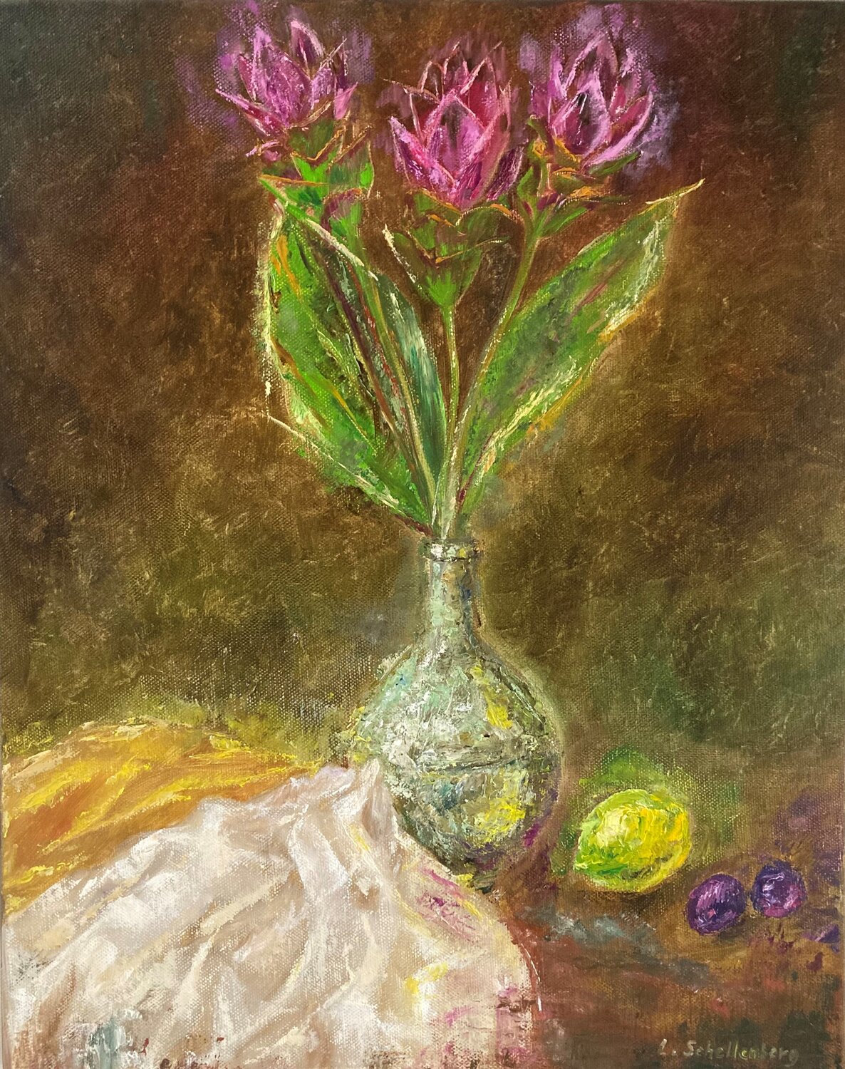 CURCUMA Lusie Schellenberg Original painting for sale
