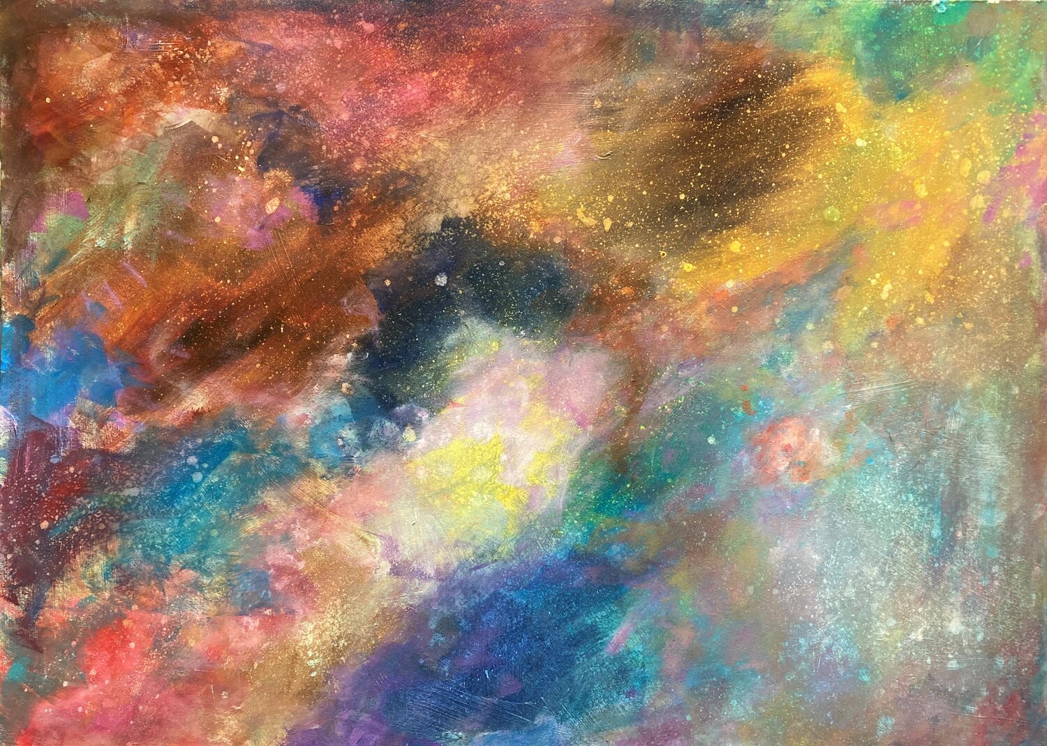 Abstract Lusie Schellenberg Original painting for sale