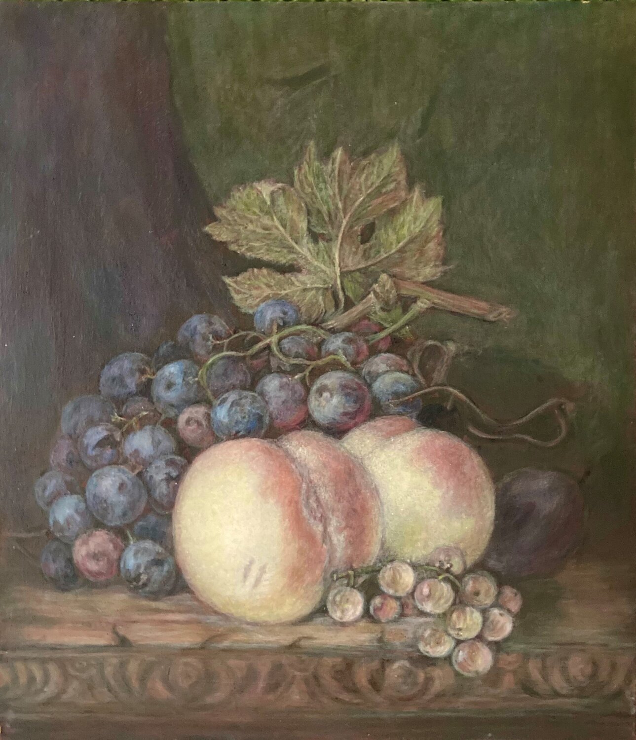 Peaches Lusie Schellenberg Original painting for sale