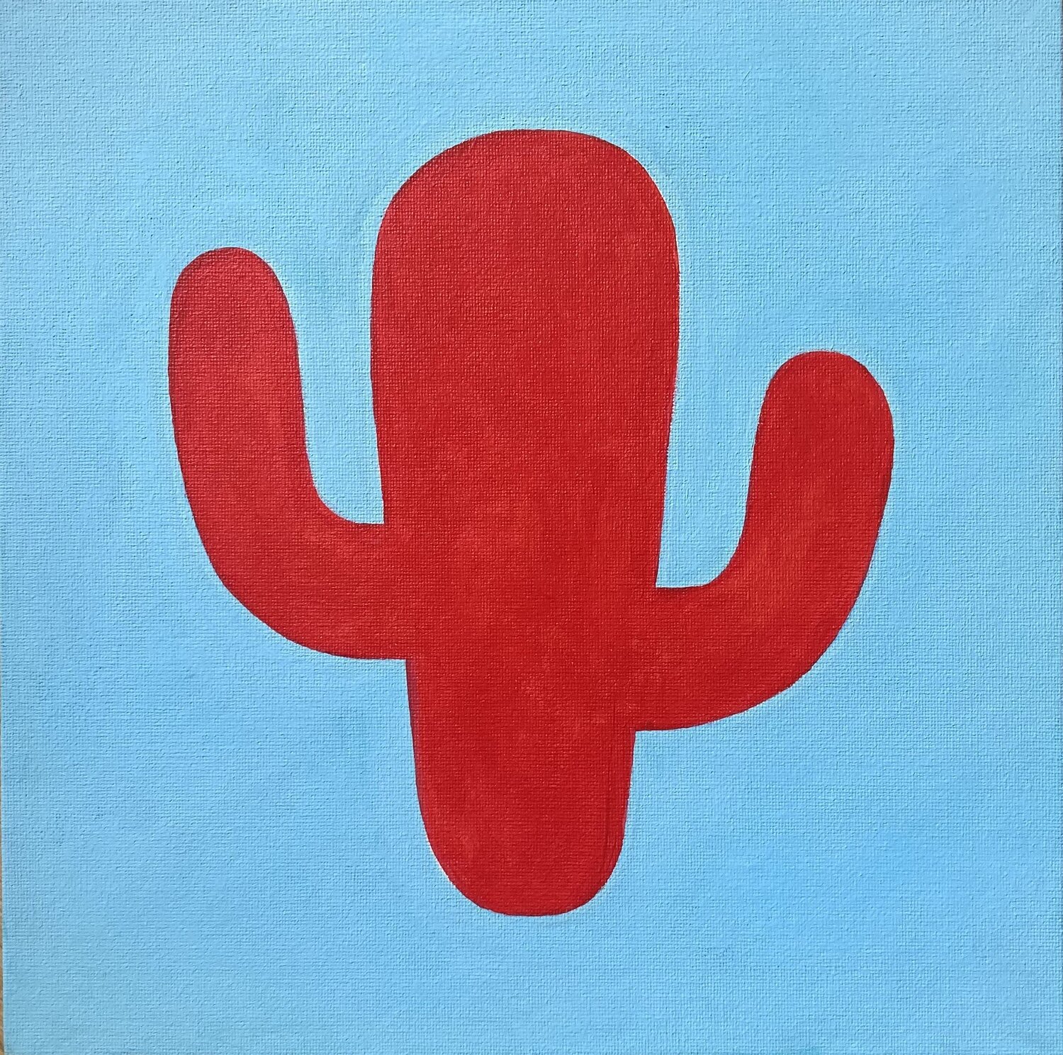 Cactus Pop Grid Nr.3 Lusie Schellenberg Original painting for sale