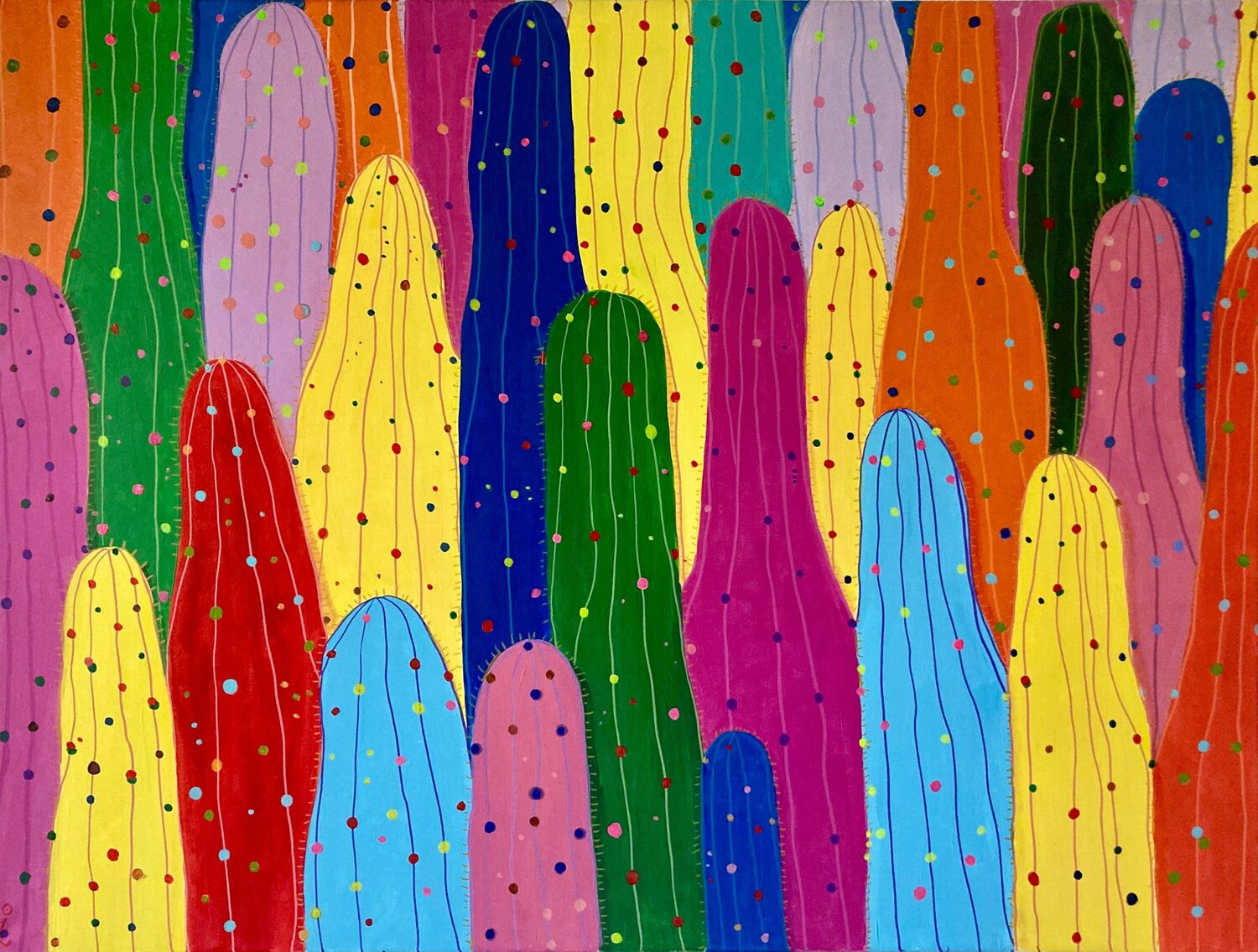 Mutig gemeinsam (Bold Together) Lusie Schellenberg Original painting for sale