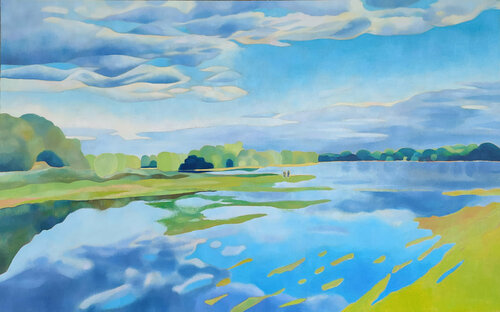 Un jour de février by Marie-Pierre Autonne, Painting for Sale on Select