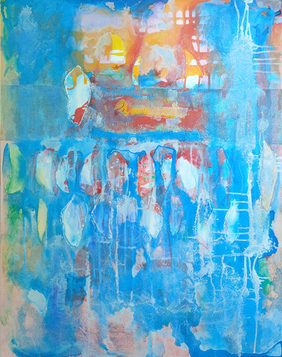 Le tissage de l'intime by Marie-Pierre Autonne, Painting for Sale on Select