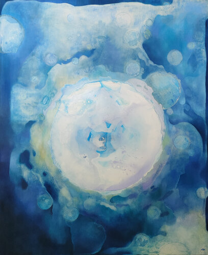L'œil de l'éternité by Marie-Pierre Autonne, Painting for Sale on Select