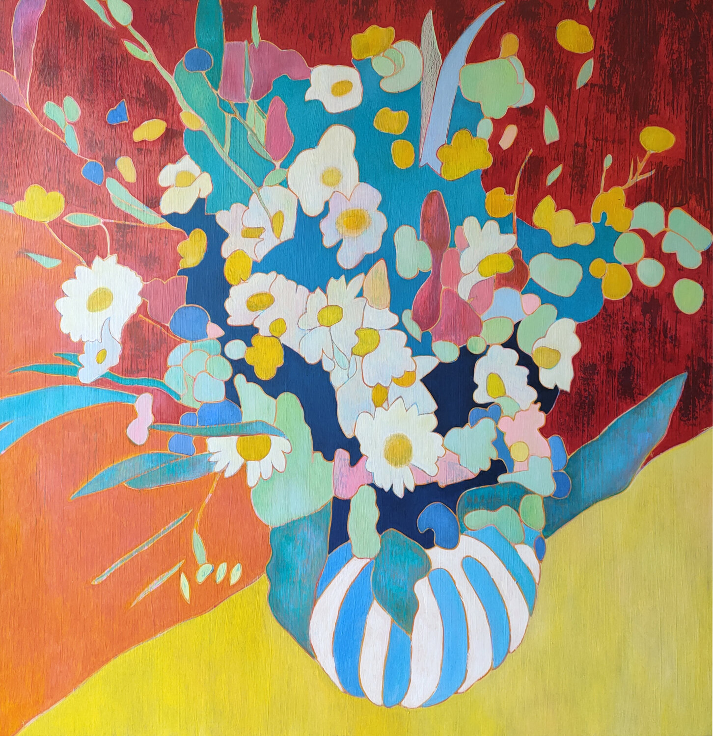 Le bouquet Bigouden Marie-Pierre Autonne Original painting for sale