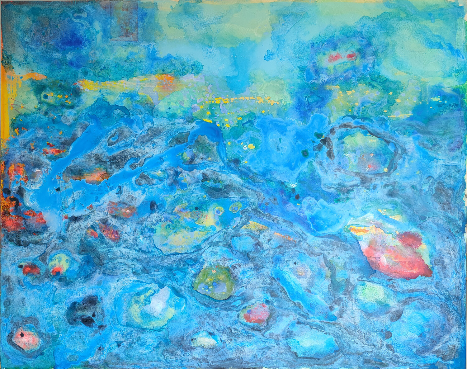 Fossiles de rêves Marie-Pierre Autonne Original painting for sale
