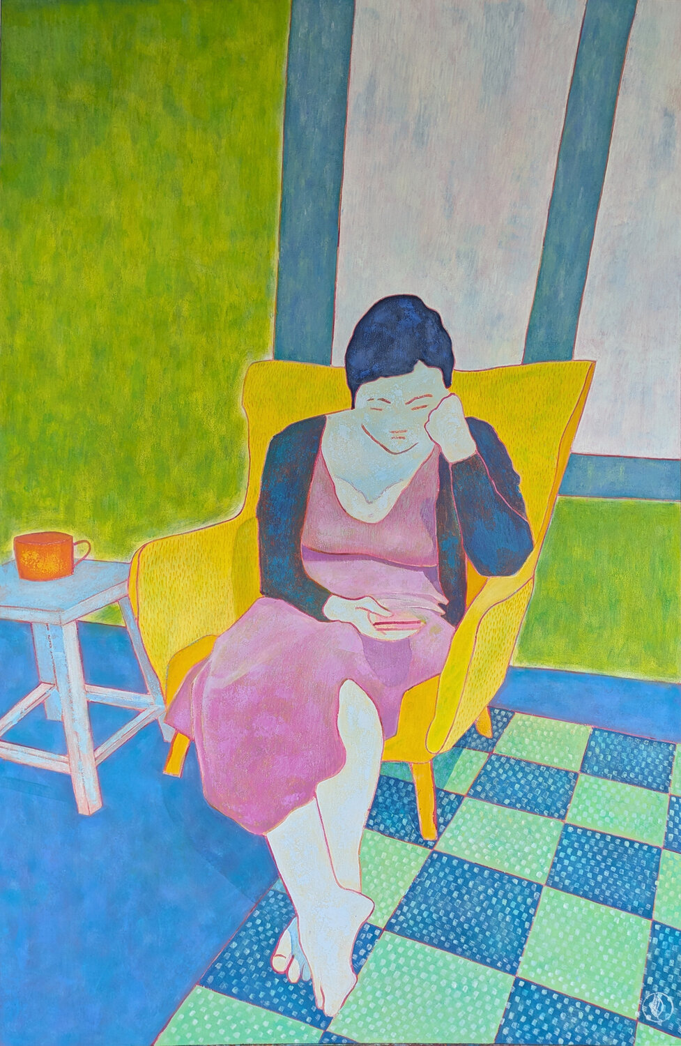 La femme d'Aveiro Marie-Pierre Autonne Original painting for sale