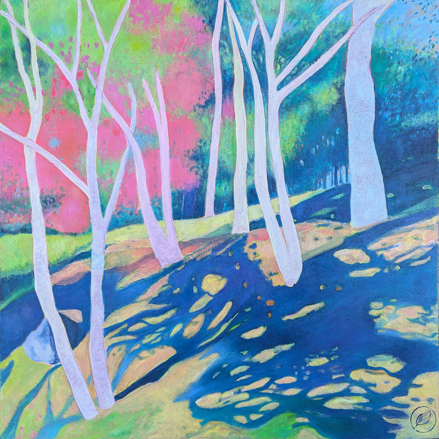 Les bleus de Maulévrier Marie-Pierre Autonne Original painting for sale