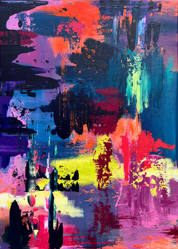 IM:PULS - UNGESCHMINKT by Karin Doering, Painting for Sale on Select