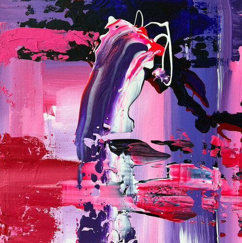 IM:PULS - AUF DER ZIELGERADEN by Karin Doering, Painting for Sale on Select
