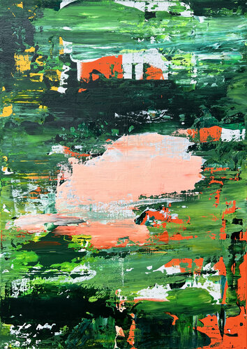IM:PULS - AUZUHALTEN by Karin Doering, Painting for Sale on Select