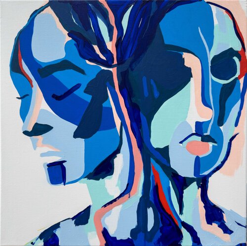 DIALOG - VERBUNDENHEIT by Karin Doering, Painting for Sale on Select