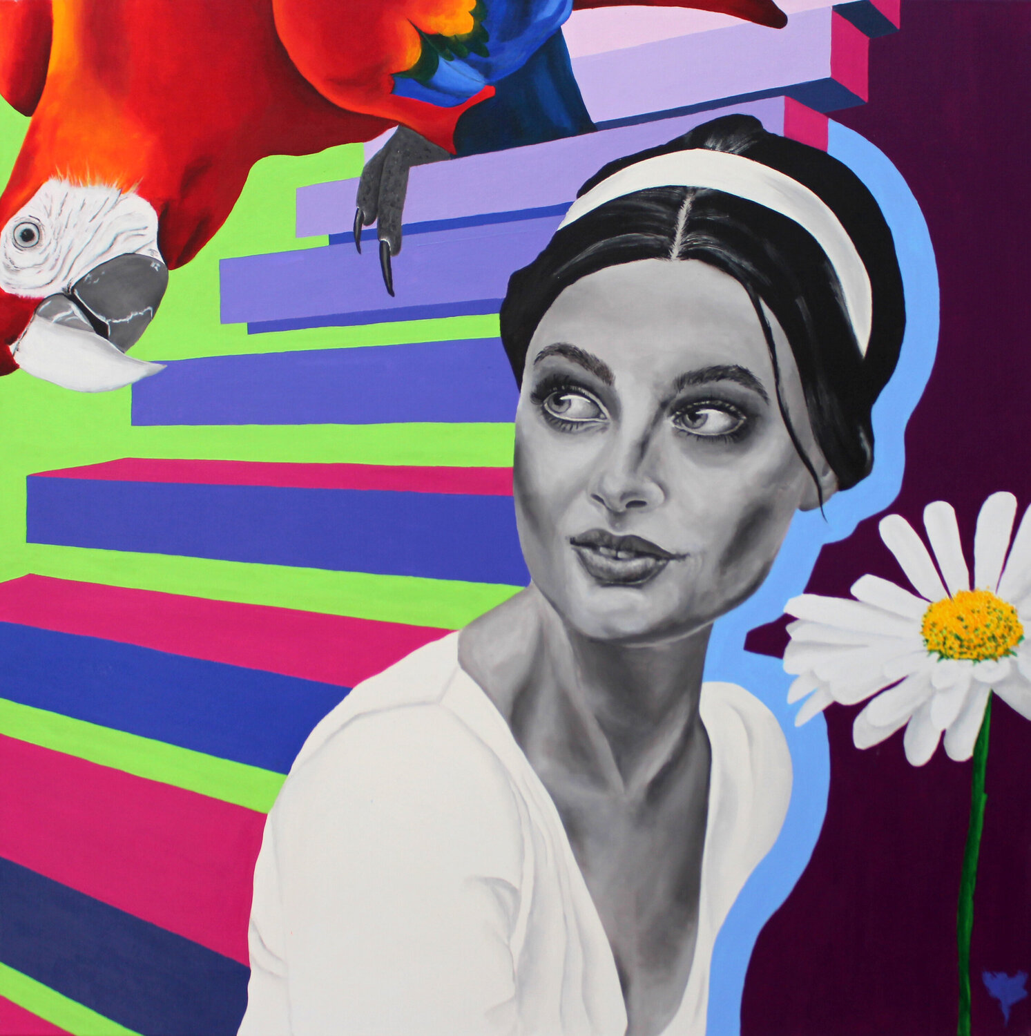 ZWIESPRACHE Karin Doering Original painting for sale