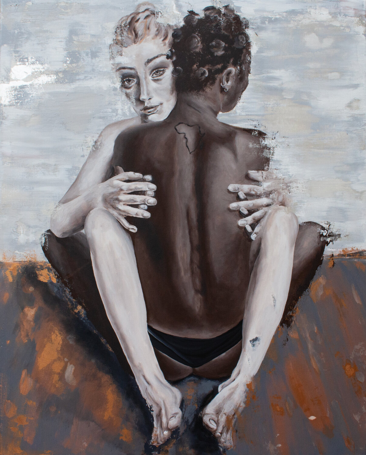 ROTE ERDE Karin Doering Original painting for sale