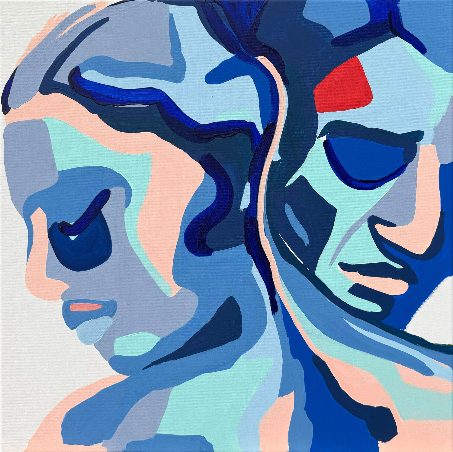 DIALOG - FERNWEH Karin Doering Original painting for sale