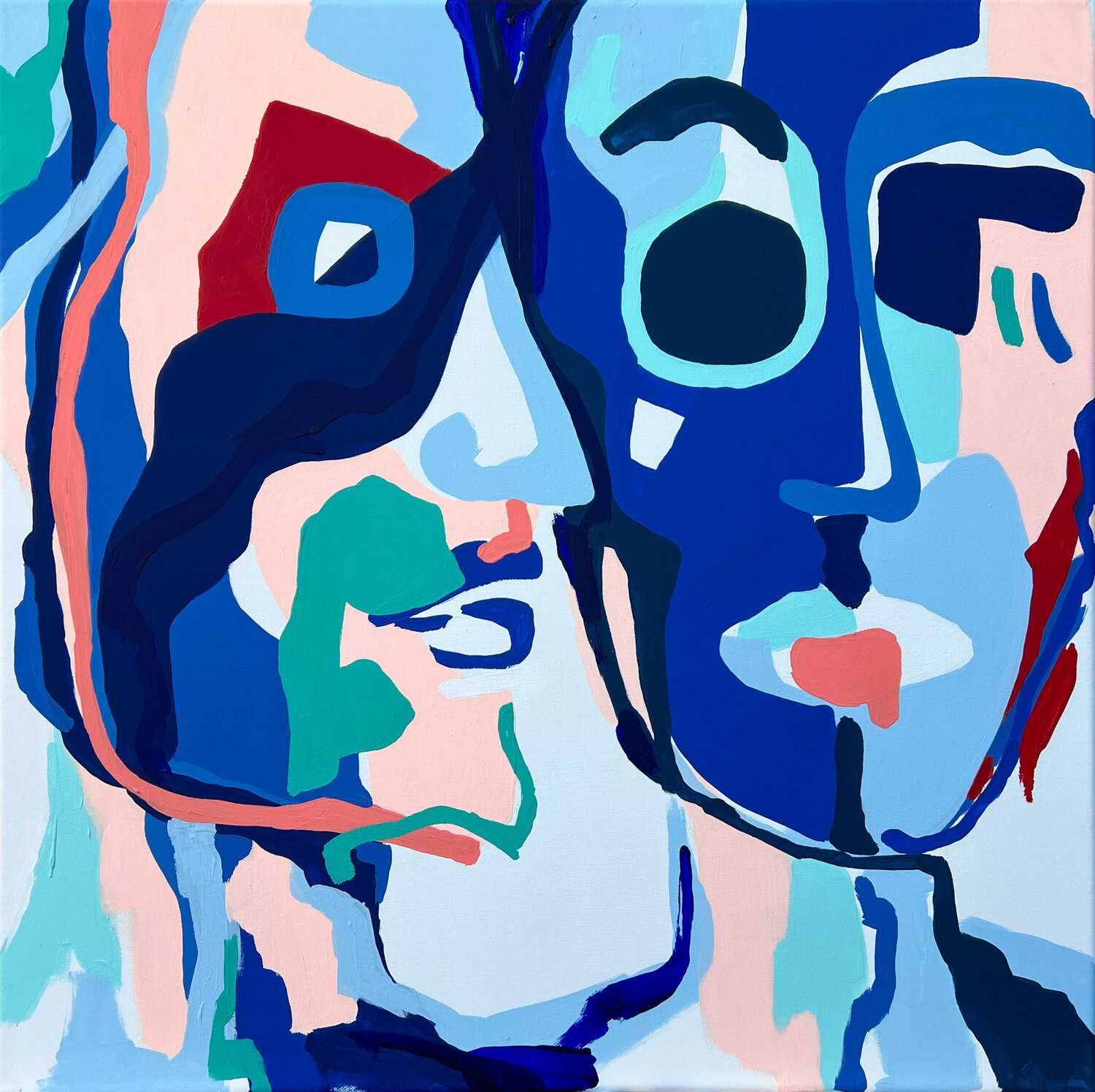 DIALOG - UNRUHE Karin Doering Original painting for sale