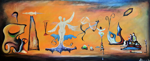 Metaphysics of love by Vladimir Kolosov, Painting for Sale on Select