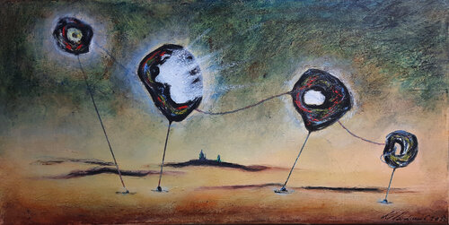 Energy structure #2 by Vladimir Kolosov, Painting for Sale on Select