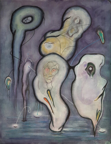 Metaphysics of submission and lack of cause and effects by Vladimir Kolosov, Painting for Sale on Select