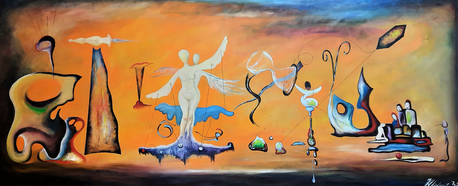 Metaphysics of love Vladimir Kolosov Original painting for sale