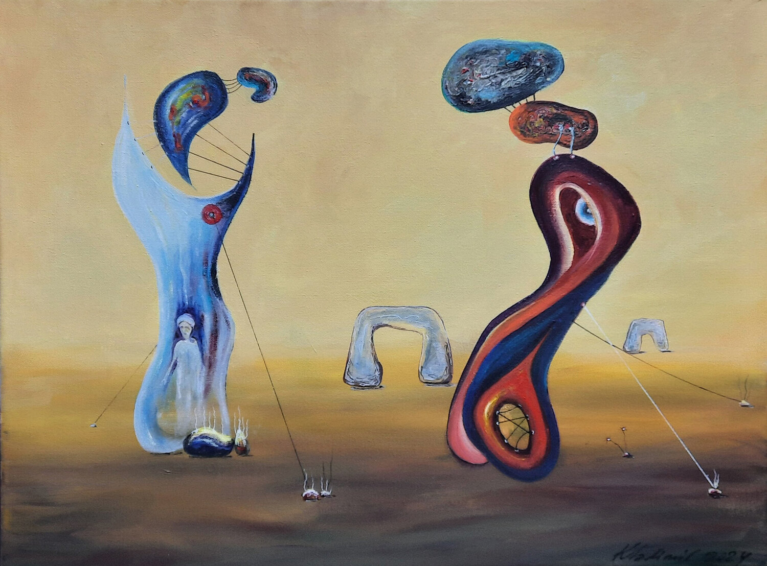 Languid glance Vladimir Kolosov Original painting for sale