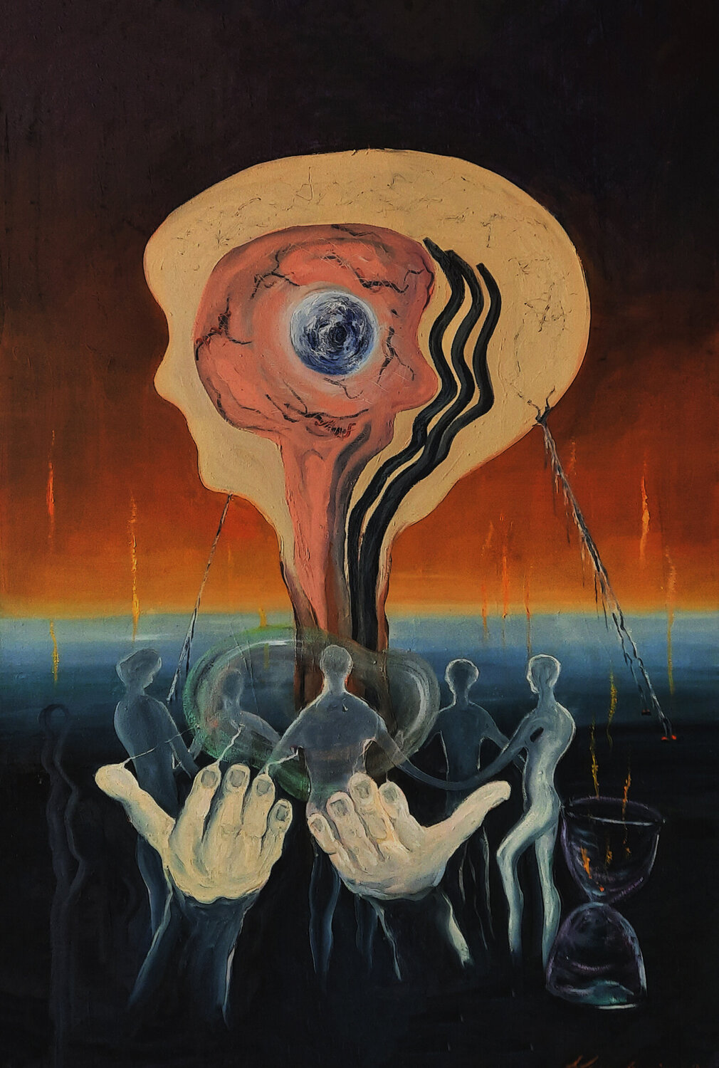 Fragile we are. Cure - from mind to mind, from heart to heart Vladimir Kolosov Original painting for sale