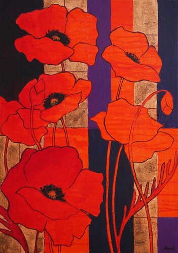 The Fragile Flame by Ekaterina Moré, Painting for Sale on Select