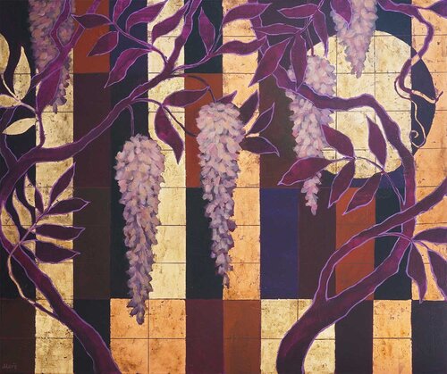 Wisteria Dreams by Ekaterina Moré, Painting for Sale on Select