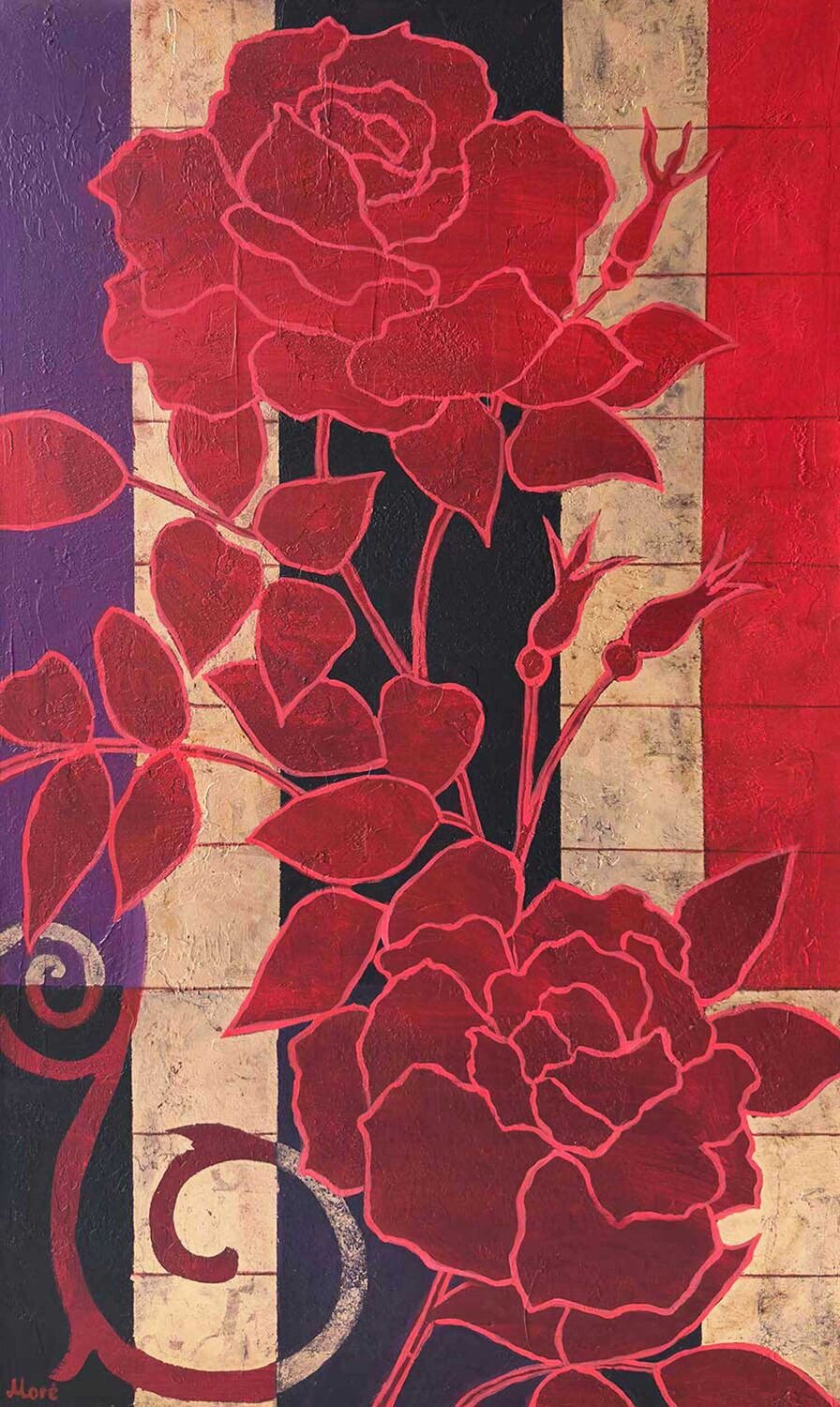 The Rose Remembers Ekaterina Moré Original painting for sale
