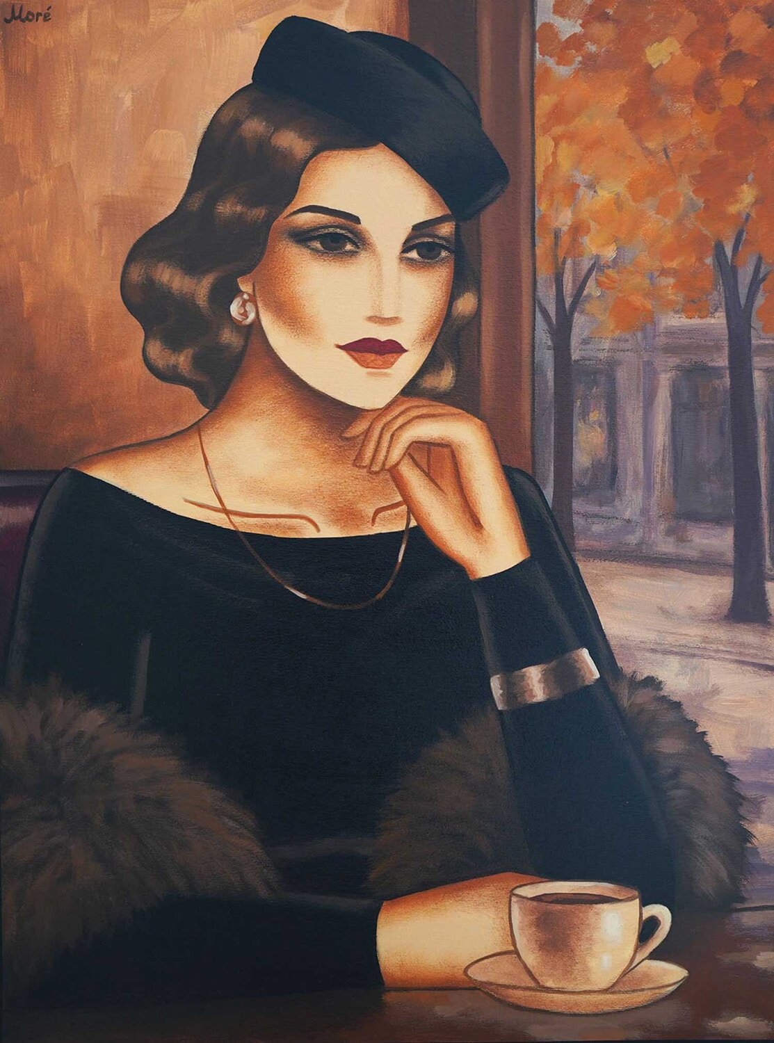 Where Time Slows Ekaterina Moré Original painting for sale