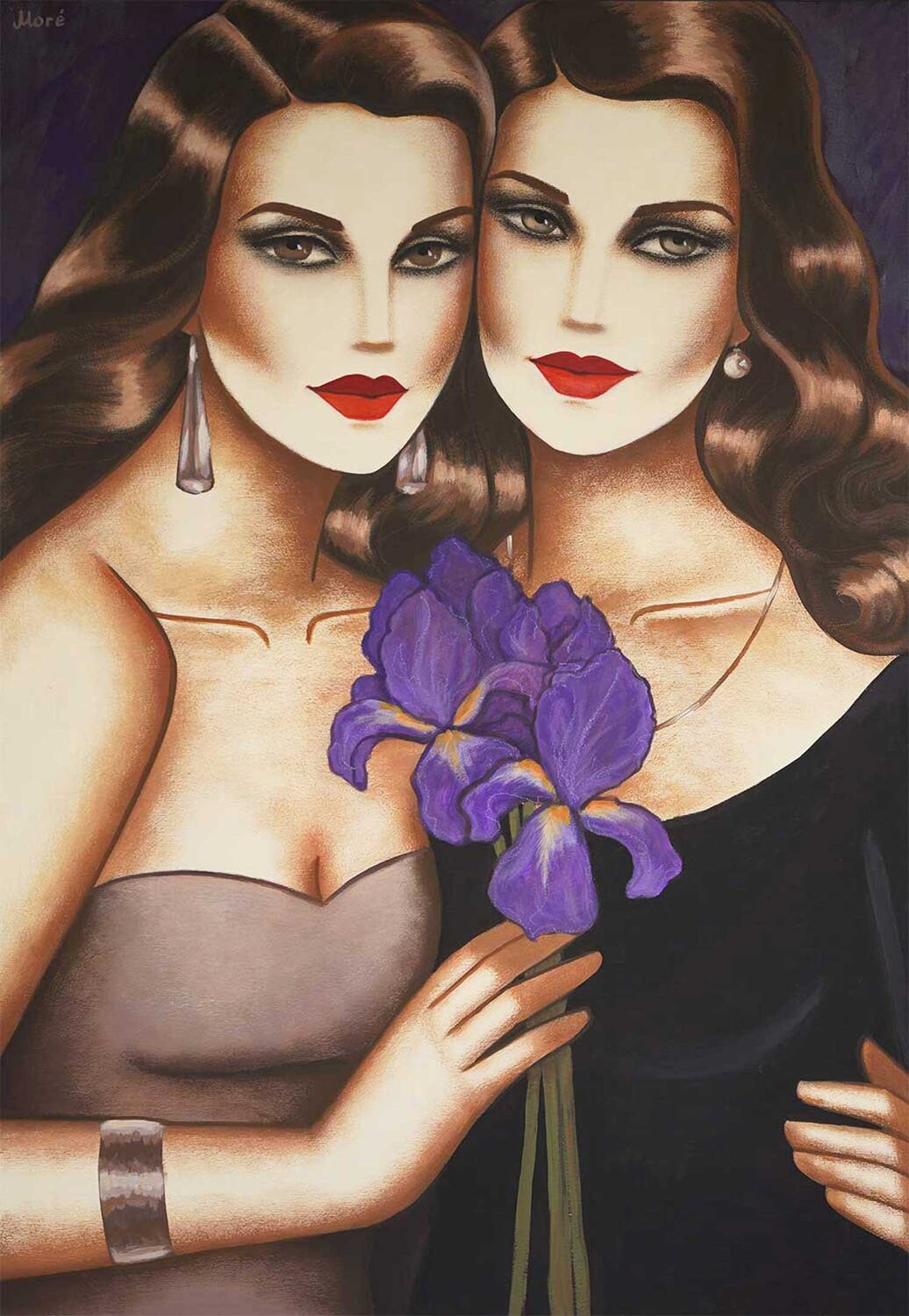 The Quiet Alliance Ekaterina Moré Original painting for sale