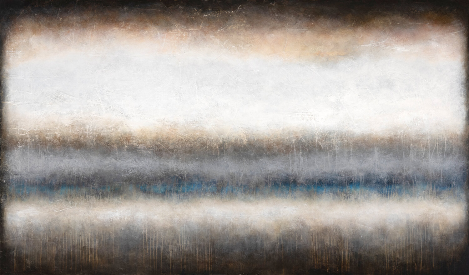 Big Cloud, Small World Lukasz Olek Original painting for sale