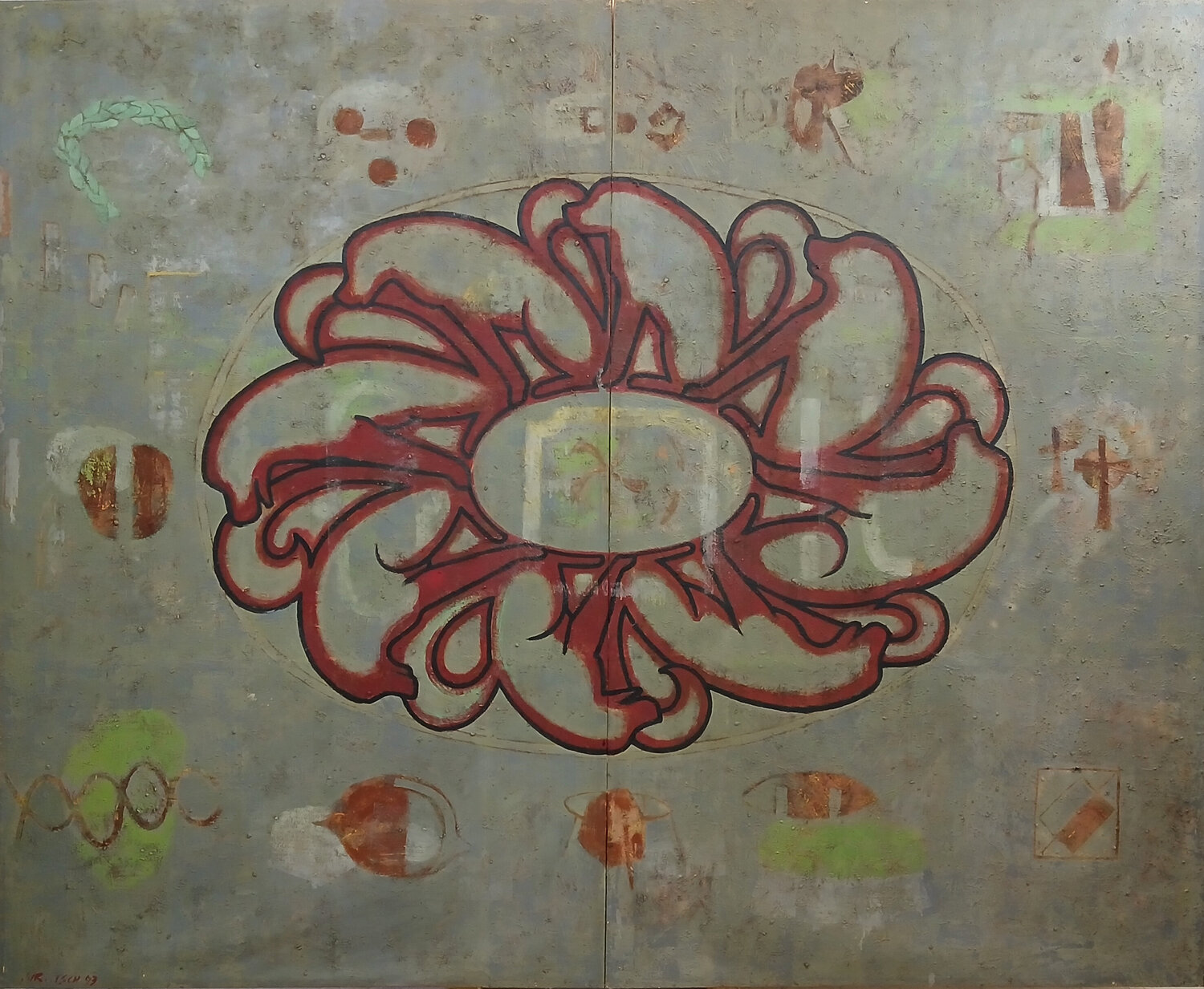 Unendliche Wiederkehrungen ( 2 teilig ) richard jurtitsch Original painting for sale
