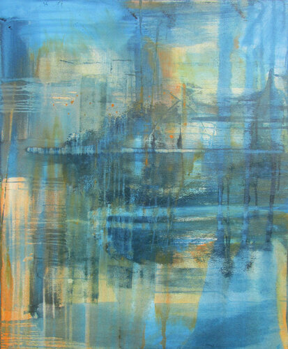 Spiegelungen by Kerstin Franz, Painting for Sale on Select