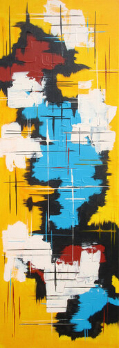 Kraftlinien 1 by Kerstin Franz, Painting for Sale on Select